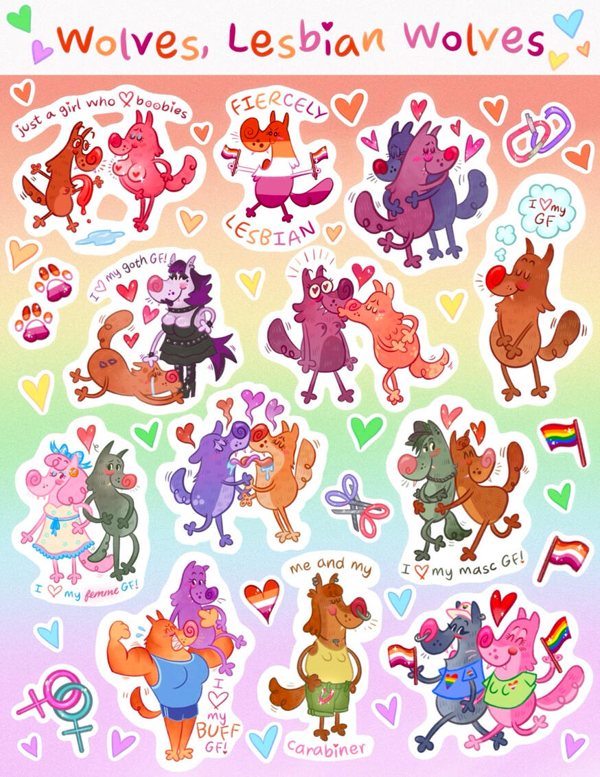 WLW Sticker Sheet WLW Sticker Sheet