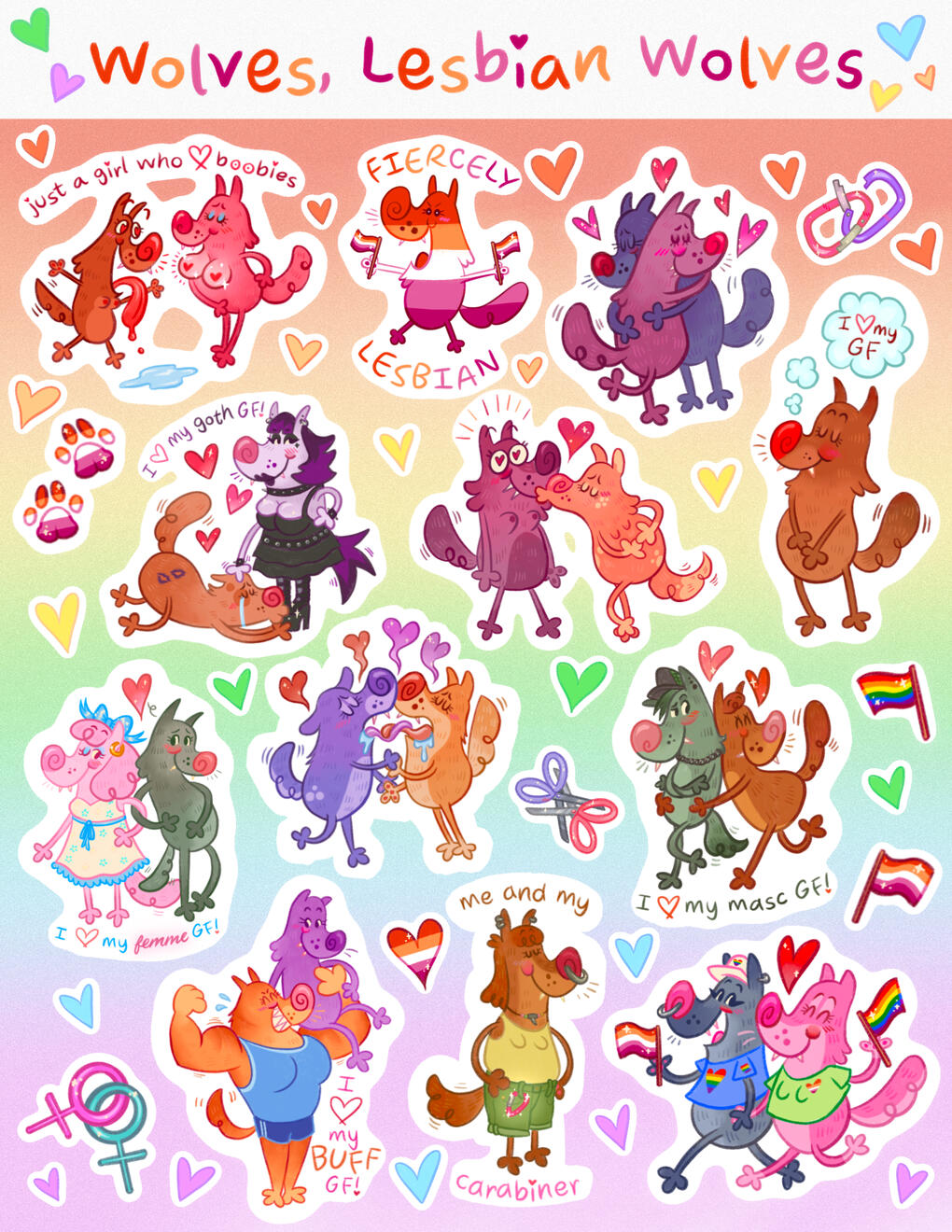 Wolves, Lesbian Wolves Wolves, Lesbian Wolves